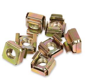 Écrou de serrage carré en acier au carbone pour meubles, écrou de <span class=keywords><strong>cage</strong></span> pour armoire, <span class=keywords><strong>pince</strong></span> pour tôle avec finition galvanisée jaune et blanche - Product Image 5