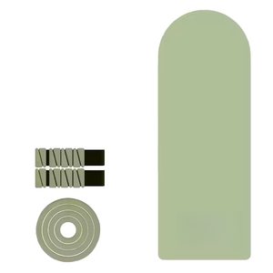 Tapete de Yoga de Caucho Natural PU con Logotipo Personalizado, Ecológico, Forma Ovalada Arqueada, Antideslizante, para Estudio de Pilates - Product Image 1