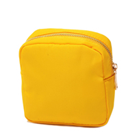 Petit sac à cosmétiques écologique pour femmes, à fermeture éclaire, personnalisés, en Nylon, idéal comme cadeau de demoiselle d'honneur