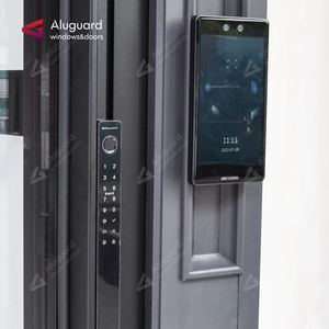 Porte coulissante cachée de patio d'impact d'ouragan de système de porte coulissante 96x80 véranda de patio de jardin <span class=keywords><strong>pour</strong></span> des villas - Product Image 5