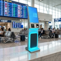 Kiosque de prêt et de retour de livres en libre-service automatisé WUXIN 24/27 pouces avec lecteur RFID pour la gestion des bibliothèques