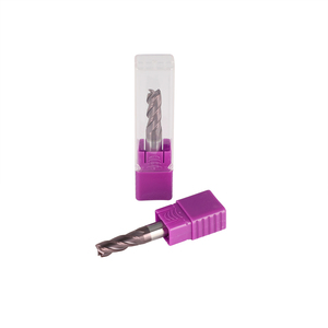 HRC45 Mũi Phay Cacbua Vonfram Rắn Các Loại Dao Phay 4 Rãnh Đầu Phẳng D10 * 75Mm - Product Image 2