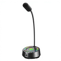 Microphone à condensateur USB filaire SADA MK03 transfrontalier pour cours en ligne, diffusion en direct, réduction du bruit et surveillance en temps réel