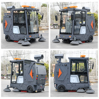 Nouvelle machine de nettoyage de voirie industrielle à propulsion électrique, à batterie, avec ramassage magnétique, à aimants permanents, pour extérieur, entièrement fermée