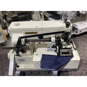 used good condition kansai DLR1508P 4 needle flat-bed double chain stitch sewing machine