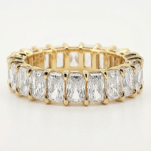 <strong>925</strong> Sterling <strong>Silver</strong> Moissanite Diamond <strong>Ring</strong> Full Moissanite Elegant Luxurious Jewelry Accessory Row Moissanite <strong>Rings</strong> - Product Image 3