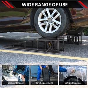 2pcs 5 Ton Heavy-Duty Portable Hydraulique Camion Service Ascenseur Rampes <span class=keywords><strong>Auto</strong></span> <span class=keywords><strong>Garage</strong></span> Réparation pour Camions Véhicules - Product Image 6