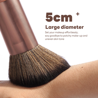 Kuas Makeup Profesional MAANGE Grosir Label Pribadi Kuas Tunggal untuk Bedak Tabur, Foundation Cair, dan Blush