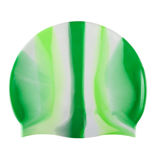 Bonnet de bain OEM vierge personnalisé avec logo, en silicone, pour adultes et enfants, fabrication par sérigraphie - Product Image 2