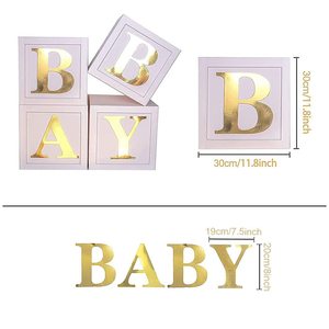 Scatola Personalizzata a Sorpresa Trasparente per Palloncini, Decorazione per Feste Baby <span class=keywords><strong>Shower</strong></span>, Rivelazione del Genere per Maschio e Femmina e Laurea - Product Image 6