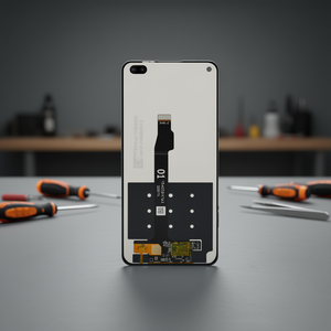 Pour Huawei P40 Lite 5G Écran sans cadre complet Noir Pack de service d'origine - Product Image 3