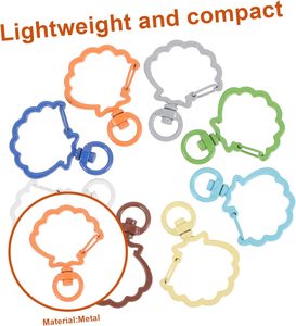 ห่วงโลหะแบบมีตัวล็อคสำหรับทำพวงกุญแจ แหวน หรือเครื่องประดับ DIY ยี่ห้อ Anneome Pcs - Product Image 4