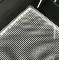 Panneau de guidage de lumière Panneau de lumière LED lumineux double face sans cadre Solutions d'éclairage LED sur mesure Panneau de rétroéclairage de signe d'affichage