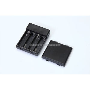 GLOBALTONE 4xAA 电池 <span class=keywords><strong>UM</strong></span>-3 安全电池座，带摇杆开关、直流插座和皮带扣（塑料+金属） - Product Image 4