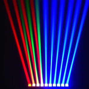 Igracelite 350W 2-in-1 LED Bühnenlicht 10x25W RGBW Beam + 160x0,3W RGBYA Wash Light mit DMX512-Steuerung für DJ Disco Party - Product Image 5