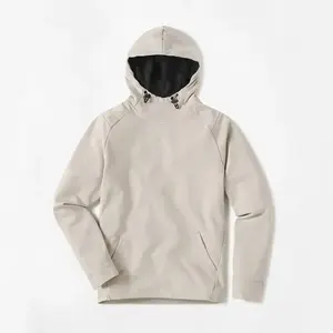 Super Soft Brushed Fleece Interior Crossover Hoodie Entspannter Athletic Fit Pullover Hoodie