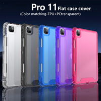 Coque de tablette antichoc 3-en-1 en TPU+PC couleur bonbon, très vendue, pour Apple AIR 13/AIR4/5/Pro 11 et Samsung A7/A8/A9