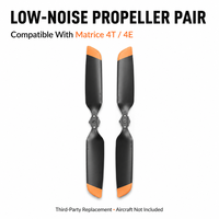 Paire d'hélices métalliques à faible bruit pour Matrice 4 Series 4T/4E, à dégagement rapide CW/CCW, accessoires de remplacement pour drone de tiers