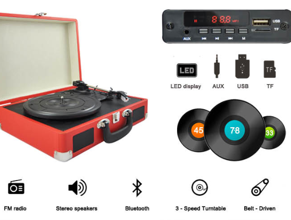 スピーカー Bluetooth ラジオ レコードプレーヤー 楽天市場】Bluetoothスピーカー搭載 USB再生 FMラジオ ミュート