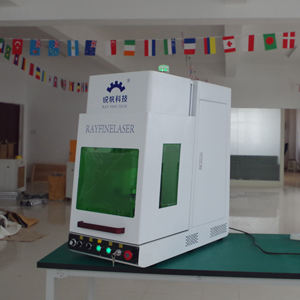 เครื่องเลเซอร์ไฟเบอร์ JPT กำลัง 30W 50W 60W 100W สำหรับสลักโลหะ ตัดเครื่องประดับ พร้อมระบบโฟกัสอัตโนมัติ / ระบบโรตารี่ / ระบบกำหนดตำแหน่งด้วยกล้อง - Product Image 5