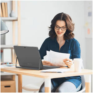 Mini-ordinateur portable de bonne qualité, écran tactile 10,5 pouces, Windows 10, Intel N4100, 16 Go + 1 To, tablette avec clavier dockable et stylet offert - Product Image 3