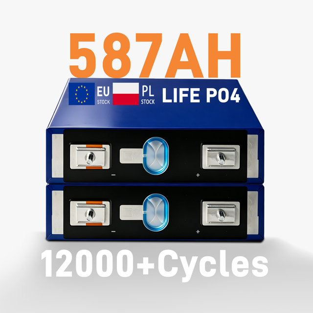 EU PL Stock CATL 3.2V 587Ah Large-capacity Lithium Iron Phosphate LiFePO4 Battery Cells 628Ah MB56 560Ah DIY Off-grid RV Power