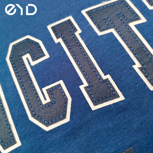 EYD transfert de chaleur coloré fer sur patch vinyle Chenille patchs personnalisé vêtements étiquette impression Logo 3D transfert de chaleur - Product Image 5