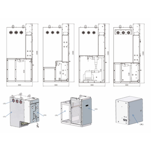 Unidad de Distribución Anular de 12kV Serie Ecológica sin SF6 para Sistemas Compactos de Distribución de Energía - Product Image 6