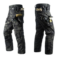 Pantalones de Senderismo Tácticos IX7 para Hombre, Cálidos, Casuales, de Longitud Media, Forrados de Forro Polar, para Exteriores