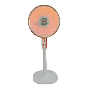 Radiation heater tipping protection timer with adjustable height electric household floor vertical quartz tube air heater