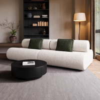 Canapé-lit moderne et créatif en tissu écologique, capitonné, pour salon, hôtel, emballé sous vide et compressé