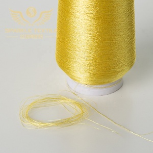 Sợi Kim Loại Lấp Lánh <span class=keywords><strong>ST</strong></span> Sợi Zari Sợi Kim Loại Nhật Bản Màu Vàng Nguyên Chất 150D Sợi Thêu Kim Loại Hilo - Product Image 3
