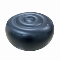 Bon marché Prix PVC flocage Pvc repose-pieds chaise gonflable en plastique tabouret chaise pour enfants