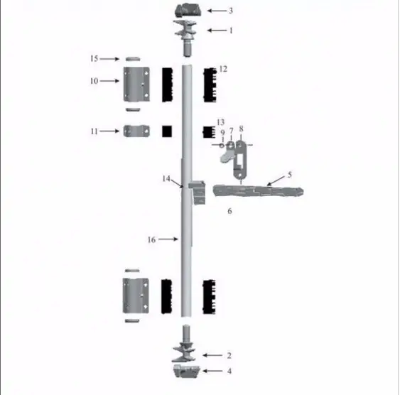 Bộ Khóa Cửa Container 1 Inch Hệ Thống Khóa Cửa Container ISO