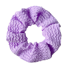 IFOND Chouchous pour cheveux en seersucker couleur unie, en tissu respirant et frais, pour femmes et filles, pour l'été et les fêtes à la piscine - Product Image 4