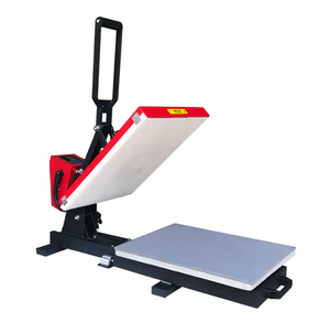 Máy ép nhiệ<span class=keywords><strong>t</strong></span> <span class=keywords><strong>t</strong></span>ự động mở và di chuyển đáy 40x50cm, <span class=keywords><strong>t</strong></span>ình trạng mới, loại dùng tay, dùng cho in áo thun, may mặc - Product Image 1