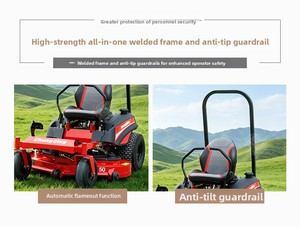 Cortadora de Césped de Giro Cero CE EPA de 50 Pulgadas con Bloqueo Antirrobo y Seguridad para Uso Comercial en Jardines S-313 - Product Image 6