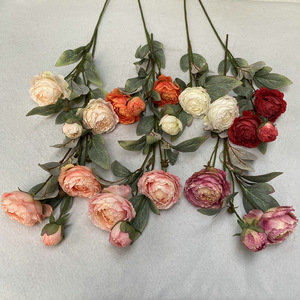 Usine de fleurs artificielles Yulong Craft, bouquet de pivoines artificielles 30cm-100cm, décoration de mariage, décoration de salon, décoration d'hôtel - Product Image 2