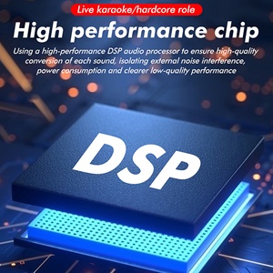 Microphone à condensateur professionnel U87+DJ20, table de mixage audio, suppression du bruit sans fil, double streaming, prise en charge de deux personnes, carte son - Product Image 4