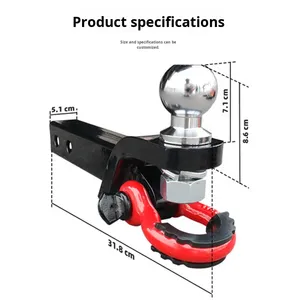 Attelage de <span class=keywords><strong>remorquage</strong></span> 4x4 réglable 2 pouces en acier pour camion tout-terrain – Vente chaude à <span class=keywords><strong>prix</strong></span> abordable - Product Image 2