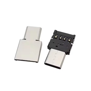 OTG Micro USB Typ C Stecker-Adapter auf USB-Buchse Datenanschluss-Konverter für Android-Telefon, Maus, Flash-Laufwerk, Tastatur - Product Image 4