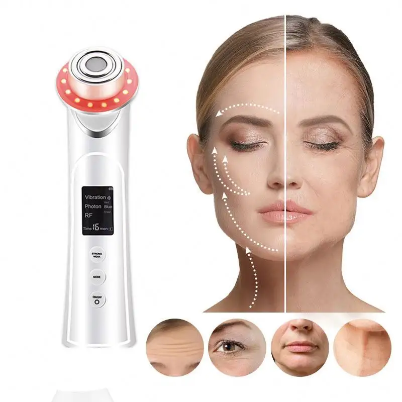 Rf Portable masseur facial resserrement de la peau Rf lifting radiofréquence visage peau serrant la Machine