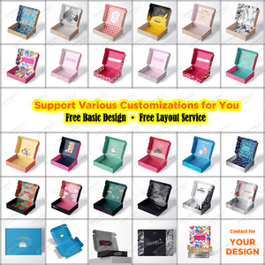 Boîtes d'emballage rigides en carton imprimé coloré avec insert tiroir et pochette en tissu pour le rangement de puzzles et jouets pour enfants, luxe - Product Image 4