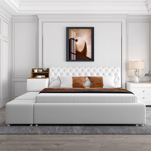 Modernes Schlafzimmermöbel Stauraum-Bett Multifunktionales Tatami-Kingsize-Holzbett - Product Image 2