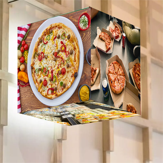 Aluminium Alloy Cube 3d Led P2.5 P3.91 P4 P5 Cube Led Display Customized Size Led Video Cube