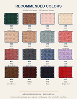 Tissu gaufré épais 250 GSM 67,5 % polyester 28,9 % rayonne 3,6 % élasthanne 165 cm pour couverture