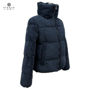 Manteau bouffant à rayures verticales pour jeune garçon Vêtements décontractés Personnalisation de l'usine <span class=keywords><strong>Veste</strong></span> chaude en duvet de canard blanc pour hommes - Product Image 4