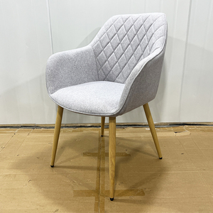 Nordic Modern Luxury <strong>Velvet</strong> Dining <strong>Chair</strong> with Backrest Metal Legs Eco-Friendly Upholstery for Hotel and Home Use - Product Image 1