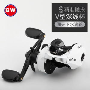 Carrete de Pesca Guangwei con Relación de Engranajes 6.1:1, Intercambiable para Mano Izquierda o Derecha - Product Image 2