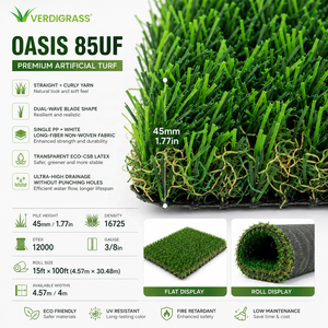 <span class=keywords><strong>Gazon</strong></span> artificiel Verdigrass résistant aux intempéries, 45 mm, doux, écologique, pour la rénovation des patios et balcons extérieurs, <span class=keywords><strong>gazon</strong></span> synthétique de haute qualité - Product Image 1